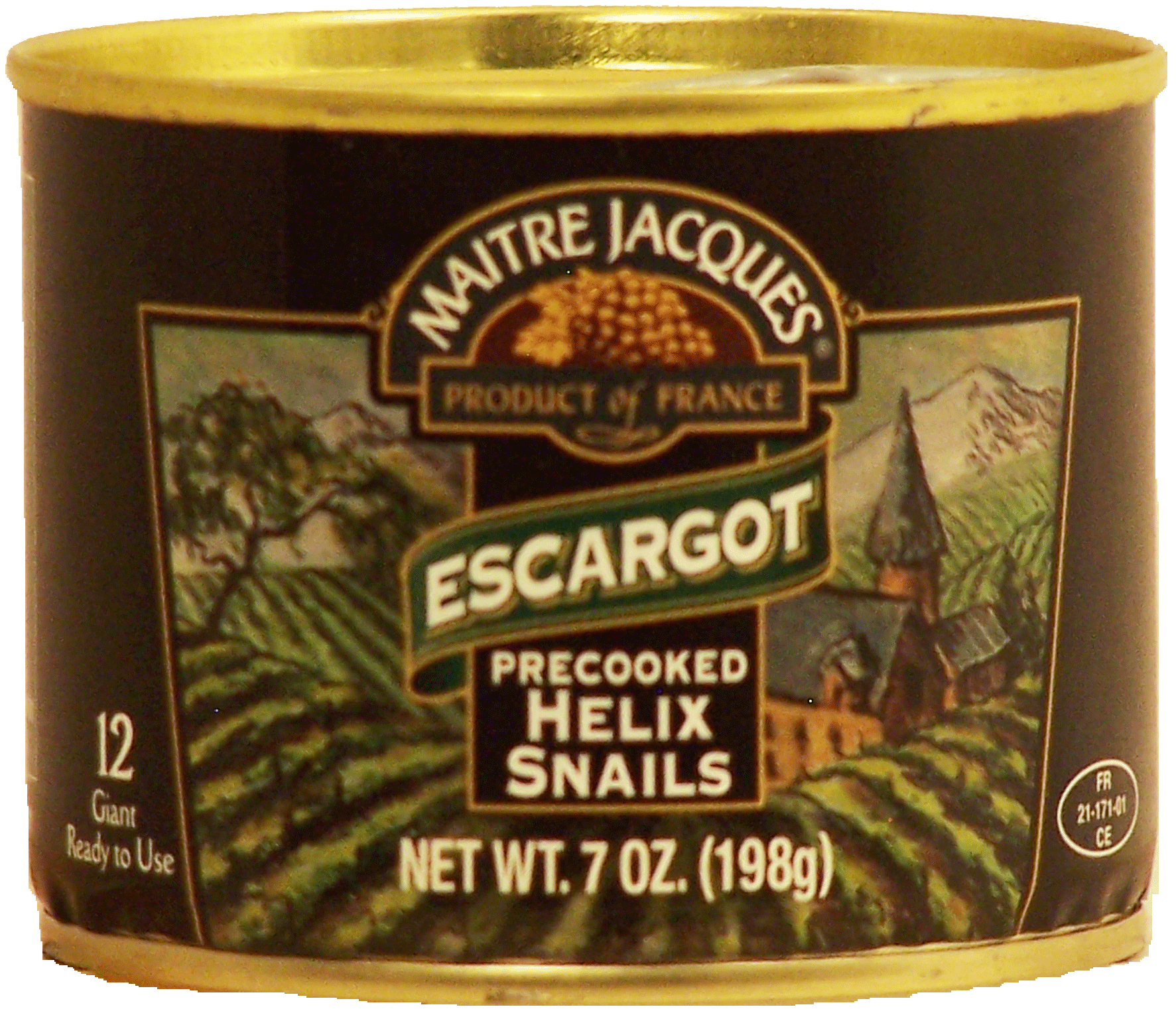 Maitre Jacques  escargot, pre cooked helix snails Full-Size Picture